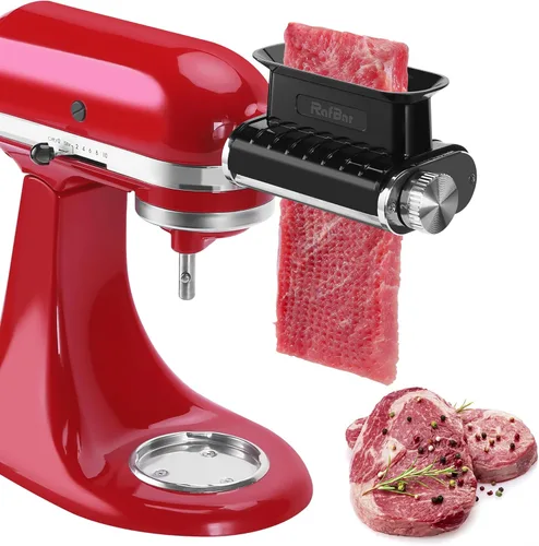 Accesorio Ablandador de Carne de Grosor Ajustable para Batidoras de Pie KitchenAid, Herramienta Ablandadora de Carne, Accesorios de Procesador