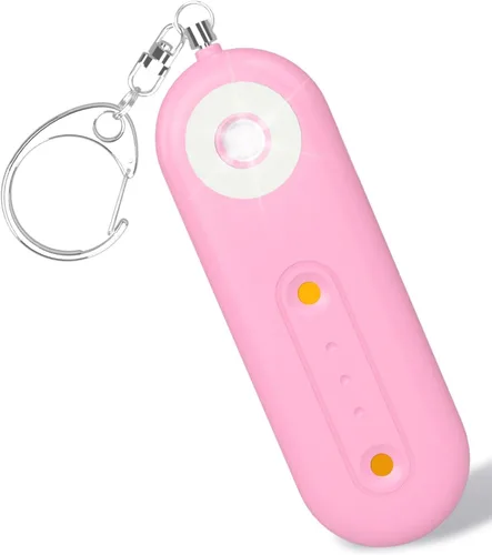 Miniatura 12 de ROTOPATA Luz estroboscópica de alarma de seguridad personal para mujeres, llavero de autodefensa de sirena de emergencia extra fuerte de 130 dB