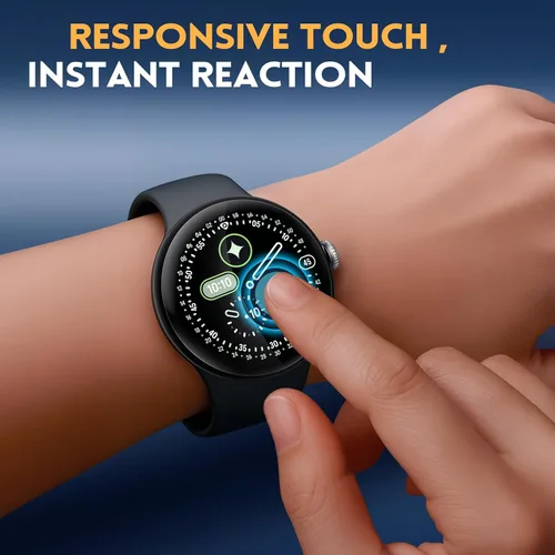 Miniatura 5 de Misxi 6 unidades de protector de pantalla transparente para Google Pixel Watch 4/3/2/1 41mm, TPU suave sin burbujas, autorreparable, instalación