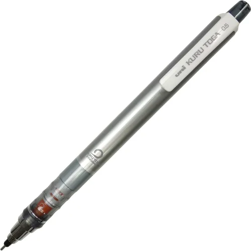 Miniatura 9 de Lápiz portaminas Uni Kuru Toga estándar, negro, 0.0112 pulgadas, rosado bebé