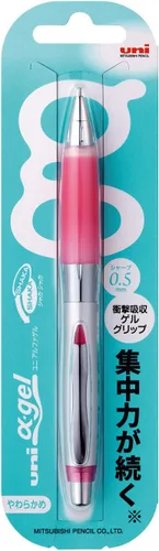 Miniatura 2 de Uni Alpha-Gel Shaker - Portaminas de 0.020 in, agarre suave, rosa (M5617GG1P.66)