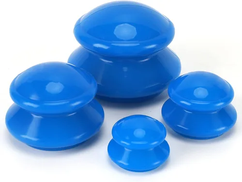 Miniatura 10 de Juego de terapia de ventosas de silicona, juego profesional de ventosas para estudio y hogar, tazas de masaje chinas, para reducción de celulitis