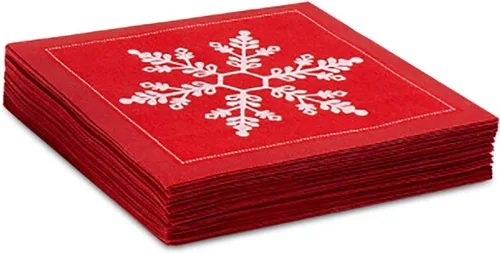 Miniatura 7 de Five Star Napkins Servilletas con citas de Acción de Gracias, naranja, marrón y rojo, 4.5 x 4.5 pulgadas, 100% algodón, paquete de 50