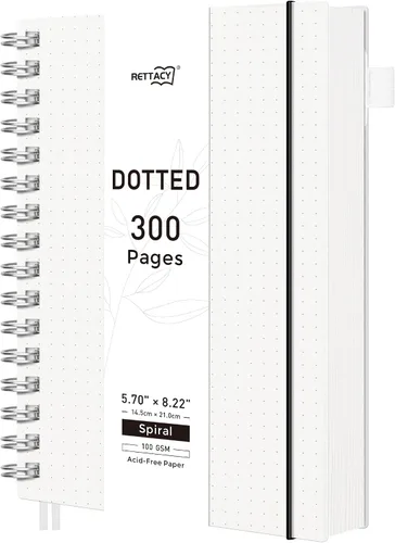 Miniatura 11 de RETTACY Cuaderno de bolsillo, 160 páginas forradas, tamaño mini A6 (4.5" × 5.7"), para trabajo, diario, escritura, papel grueso de 100 g/m²