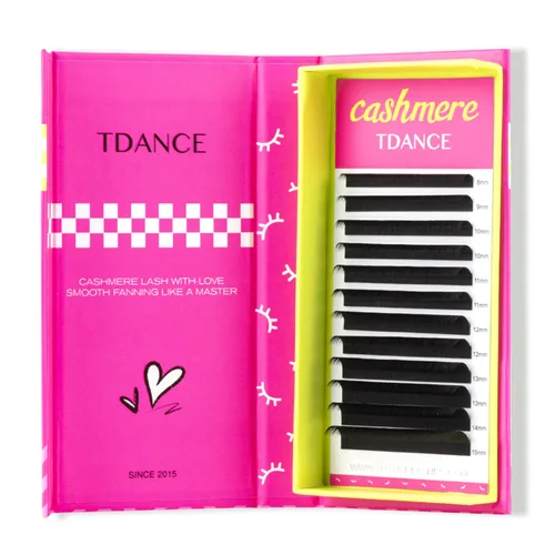 Miniatura 12 de TDANCE - Extensiones de pestañas clásicas, pestañas planas, extensiones de pestañas 0.15mm, rizo D, extensiones de pestañas elípticas, 8-15mm