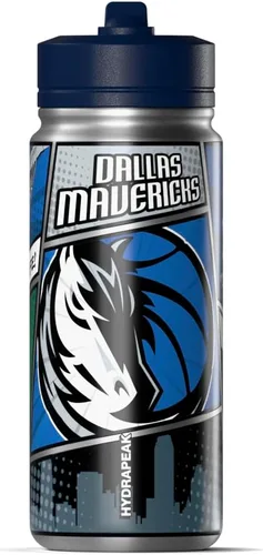 Miniatura 24 de Hydrapeak Milwaukee Bucks - Botella de agua de acero inoxidable con licencia oficial de la NBA de 20 onzas con tapa con pajilla, botella deportiva