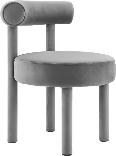 Miniatura 19 de Modway EEI-6705-IVO Toulouse Boucle - Juego de 2 sillas de comedor de tela, color marfil