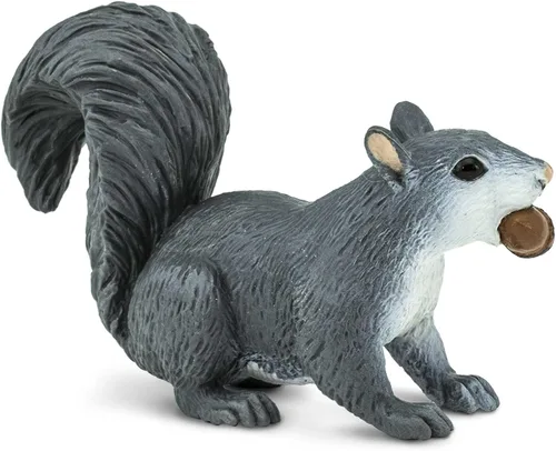 Miniatura 6 de Safari Ltd. Figurina de Ardilla Gris - Figura de Vida Silvestre Realista de 3" - Juguete Educativo para Niños, Niñas y Niños de 3+ Años