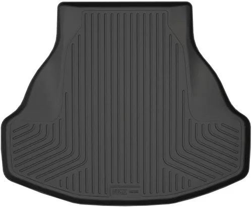 Miniatura 14 de Husky Liners Weatherbeater Alfombrillas para piso Compatibles con Honda Accord 4 puertas 2008-2012 Delanteras y segunda fila, 3 piezas, negro