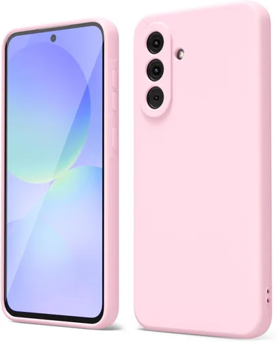 Miniatura 188 de oakxco Funda para teléfono Samsung Galaxy A12 con agarre de silicona líquida, linda delgada fina suave cubierta de gel de goma TPU lisa para mujeres