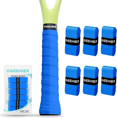 Miniatura 29 de OGEENIER Tennis Racket Grip Tape, 3, 6, 12 Pack Tennis Overgrip Tape, Absorbent and Anti-Slip, Precut Soft Racquet Wrap Grips Tape for Pickleball