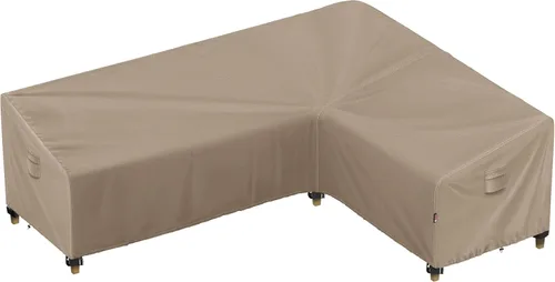 Miniatura 9 de iBirdie Funda para sofá modular de exterior, para 85 x 85 pulgadas, 84 x 84, 83 x 83, 82 x 82, en forma de L, para sofá de patio, impermeable, a