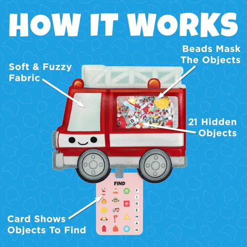 Miniatura 2 de Vango BIZYBOO - El peluche original de Seek & Find - Juego educativo de búsqueda de objetos ocultos para resolver problemas y emparejar para niños