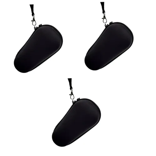 Angoily 3 unids bolsa de almacenamiento bolsa de transporte para afeitadora máquina de afeitar para hombre eléctrico pierna afeitadora bolso para 3