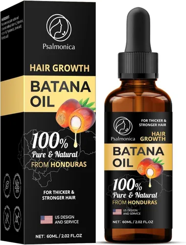 Suero de crecimiento del cabello con aceite de batana 100% puro: suero natural para cabello más grueso y fuerte, aceite eficaz para el crecimiento
