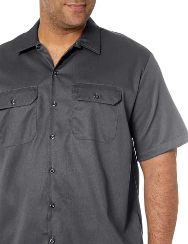 Miniatura 3 de Dickies Camisa de trabajo de sarga flexible de manga corta para hombre