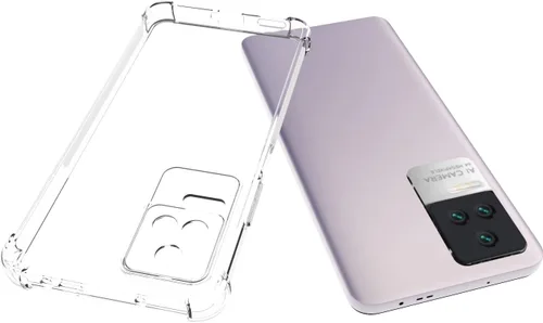 Miniatura 3 de USTIYA Funda para Xiaomi Poco F4/Redmi K40s 5G Clear TPU Cuatro Esquinas Cubierta Protectora Transparente Suave Funda