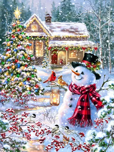 Miniatura 6 de Springbok - Mañana de Navidad - Rompecabezas de 1000 piezas - Escena clásica de una acogedora mañana de Navidad bajo el árbol es colorida y relajante