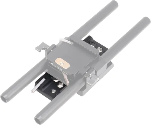 Miniatura 7 de Fotga Placa de cola de milano estándar de 5 pulgadas y 5 pulgadas con orificios de tornillo de 1/4 "-20 3/8"-16 para soporte de luz de trípode