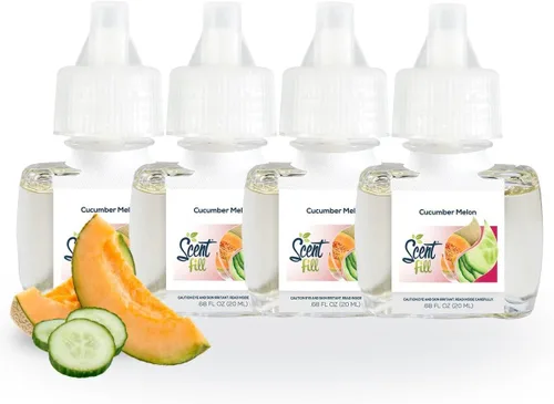 Miniatura 42 de Scent Fill Ambientador enchufable de sidra de manzana, 4 recambios de aceite perfumado