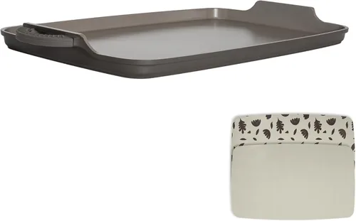 Goodful Plancha de doble quemador todo en uno, cerámica antiadherente, aluminio fundido duradero, apto para horno y lavavajillas, fabricado sin