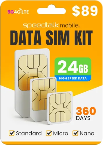 Miniatura 9 de SpeedTalk Data Only - Tarjeta SIM prepagada para Estados Unidos 2 GB durante 30 días Red 5G/ 4G LTE para IoT, rastreadores GPS, tabletas