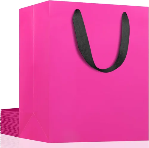 Miniatura 37 de EUSOAR Bolsas de papel de estraza grandes de 9.8 x 5.1 x 12.6 pulgadas a granel, bolsas resistentes para recuerdos de fiesta, cumpleaños, bodas