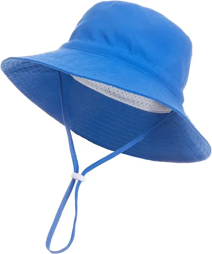 Miniatura 2 de Sombrero de sol para bebé de verano UPF 50+, sombrero de pescador de ala ancha, sombreros de playa para bebés niños y niñas de 0 a 6 años