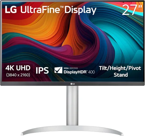 Miniatura 13 de LG 27UP850K-W Monitor de computadora IPS Ultrafine 4K UHD de 27 pulgadas (3840 x 2160), 60Hz, 5ms, DisplayHDR 400, altavoz integrado, HDMI