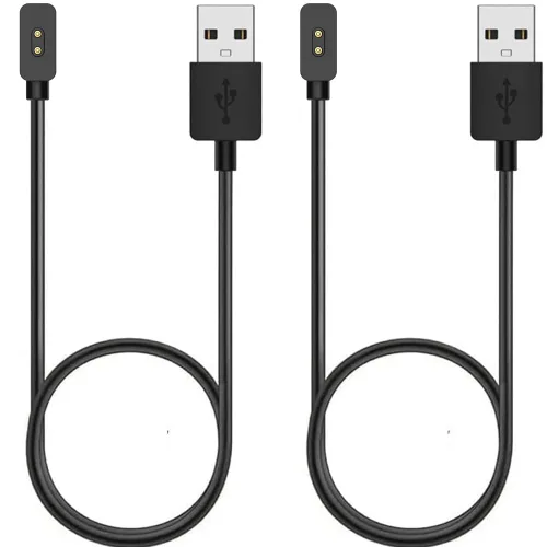 Kissmart Cargador para Xiaomi Mi Band 8/9/10, cable de carga USB de repuesto para Mi Band 8/9/10 Fitness Tracker (paquete de 2, 2 pies/23.6 in)