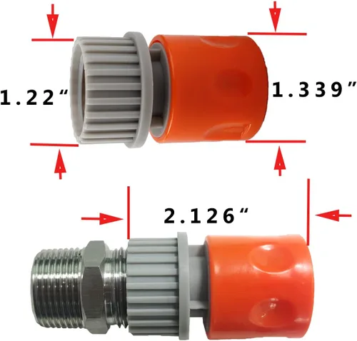 Miniatura 2 de Acoplador rápido para aspiradora de piscina portátil Jet limpiador subacuático para aspiradora de piscina inflable Mini aspiradora de piscina