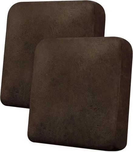 Miniatura 80 de Funda de cojín para sofá con aspecto de cuero, 1 unidad, elástica, para sala de estar, funda de cojín individual para sofá, protector de asiento