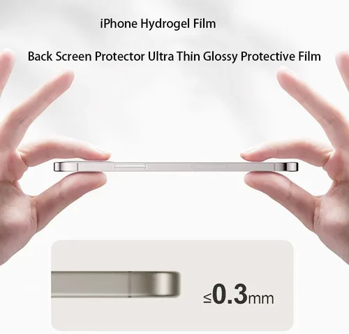 Miniatura 3 de Epivol Película protectora de pantalla trasera para iPhone 15 Pro Max Película de hidrogel no vidrio