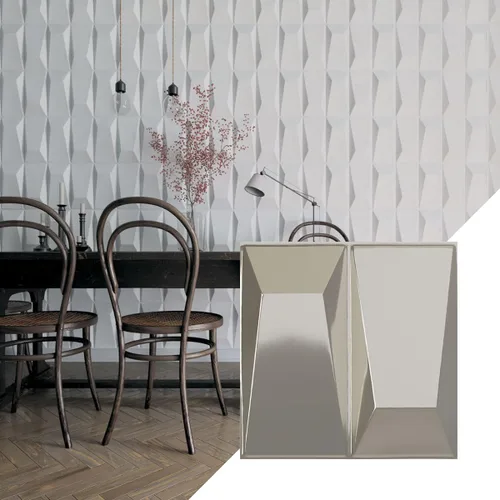 Miniatura 28 de Ekena Millwork WP12X12LOWH 11 7/8 pulgadas de ancho x 11 7/8 pulgadas de alto Locke EnduraWall Decorativo 3D Panel de pared cubre 0.98 pies cuadrados