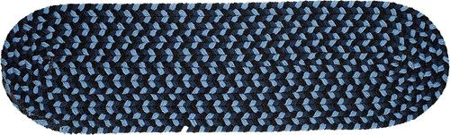 Miniatura 13 de Rhody Rug Mayflower MF23 Verdant/Spruce - Alfombra trenzada ovalada de 4 x 6 pies, decoración del hogar, tapete de piso o alfombra de dormitorio