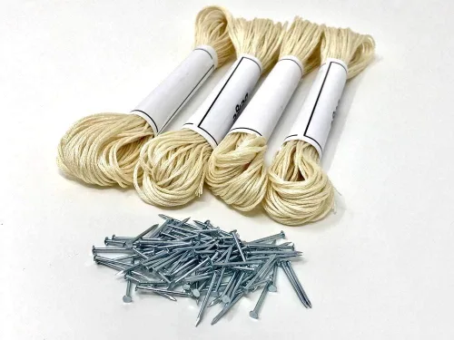 Miniatura 6 de String of the Art Kit de arte de cuerda de árbol de roble, hecho en Estados Unidos, kit de manualidades para adultos, madera de pino teñida