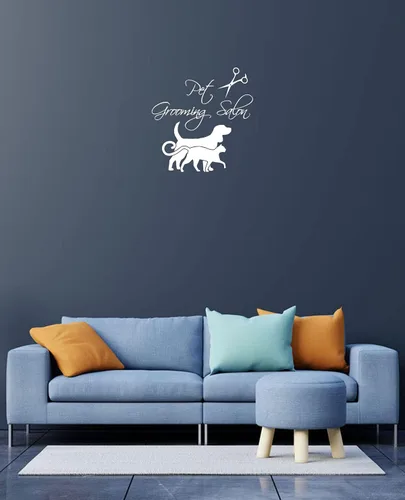Miniatura 8 de Wall Decals Dog Cat Accessories Vinyl Decal Pet Grooming Salon Sticker Pet Shop Puppy Pets Animals Home Art Kids Nursery Decor Interior Design KT171