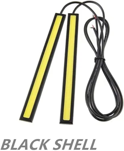 Miniatura 7 de BININBOX Luces LED COB superbrillantes de 6 W para coche de 12 V para conducción de niebla DRL luz diurna lámpara impermeable delgado paquete de 2