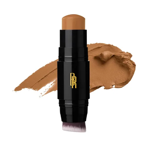 Miniatura 9 de Base de maquillaje en barra Black Radiance Color Perfect con aplicador de cepillo suave en dúo – Fórmula versátil, construible, mezclable y rica