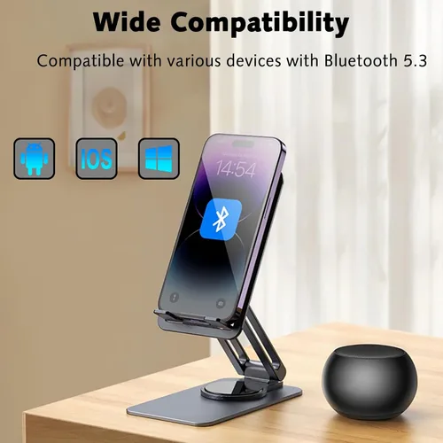 Miniatura 6 de Altavoz Bluetooth portátil mini, pequeño altavoz inalámbrico Bluetooth 5.3 con sonido estéreo, graves profundos, emparejamiento TWS, impermeable