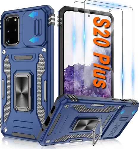 Miniatura 42 de Atump Funda para Motorola Moto G Play 2024 (4G) con [paquete de 2] protector de pantalla HD y cubierta para cámara deslizante, soporte de anillo