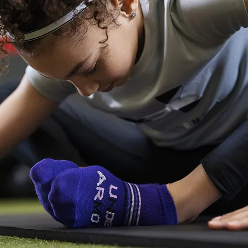 Miniatura 6 de Under Armour Calcetines ligeros invisibles Essential 2.0 para niños, 6 pares