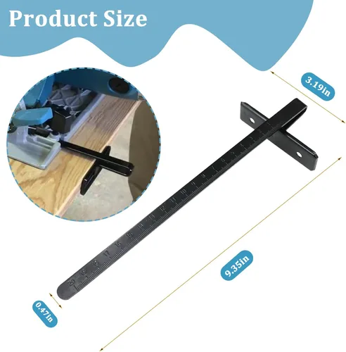 Miniatura 2 de Kit de valla de sierra circular 164095-8 para sierras circulares Makita 5621DWA, 5007NB, 5005BA, 5007NB, 5007NB, 5057KB, 5046DWB (1 pieza negra)