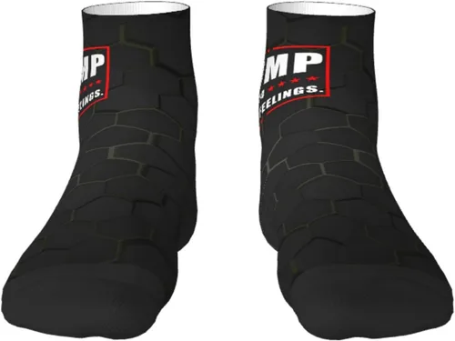 Miniatura 2 de GDJF Trump 2024 Fuck Your Feelings Ankle Socks Winter Low Cut Sports Warm Comfort Breathable Casual Socks For Mens And Womens (1)