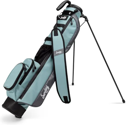 Miniatura 13 de The Original Sunday Golf Loma Bag - Bolsa de golf ligera con correa y soporte, fácil de transportar bolsa de pie para campo de prácticas, par 3