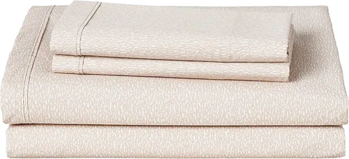 Miniatura 6 de Lacoste Juego de sábanas de algodón de 3 piezas, camuflaje, avena, tamaño individual