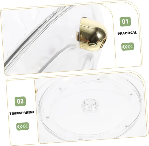 Miniatura 9 de Cabilock Bandeja redonda Bandeja de escritorio Estante de almacenamiento Estantes de almacenamiento Bandeja redonda para servir Bandeja de perfume