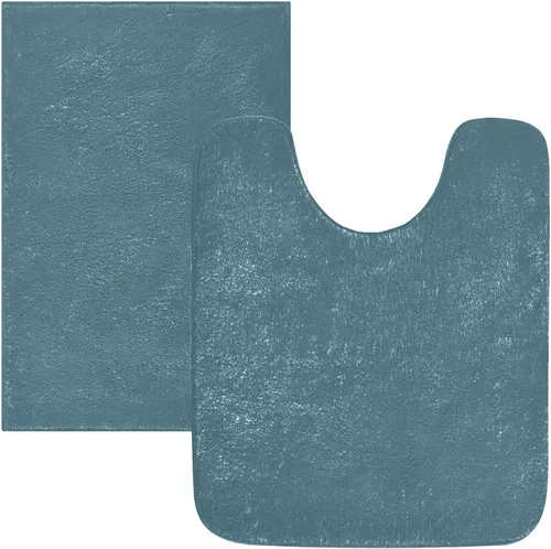 Miniatura 9 de Alfombra de baño amarilla, suave, absorbente, lavable a máquina, juego de alfombras de baño antideslizantes para puerta de baño, dormitorio