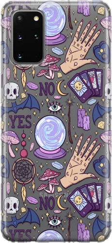 Miniatura 6 de Funda para teléfono compatible con Samsung Galaxy S25 S24 S23 Ultra S22 Plus S21 FE S20 Note 20 Witchcraft Dreamcatcher Tarot tarjetas, parachoques