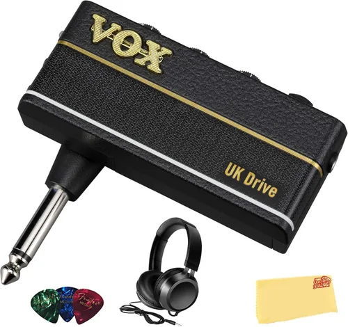 Miniatura 14 de Amplificador de guitarra para auriculares Vox AmPlug 3 - Paquete Boutique con auriculares, púas para guitarra y paño de pulido Austin Bazaar